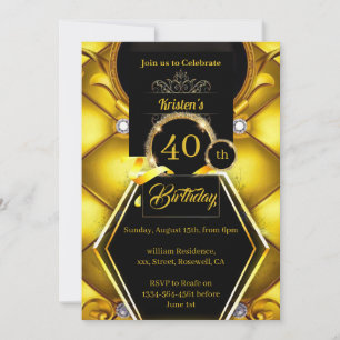 Convite de aniversário personalizável