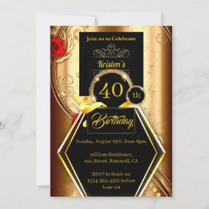 Convite de aniversário personalizável