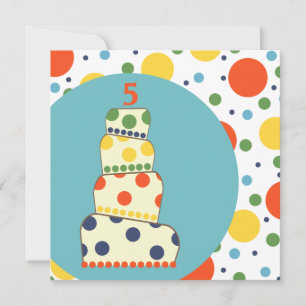 Convite de Aniversário Personalizável da Criança -