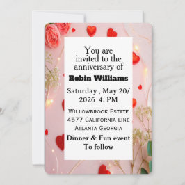 Convite de Aniversário Personalizável | Editável