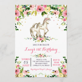 Convite de aniversário Pony, Convite de aniversári