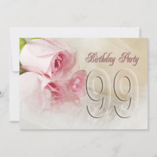 Convite de aniversário por 99 anos