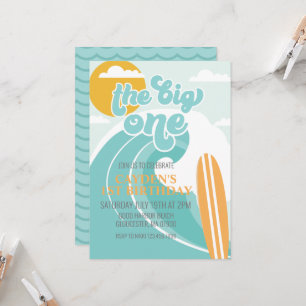 Convite de Aniversário Praia da Onda Grande
