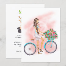 Convite de aniversário primavera