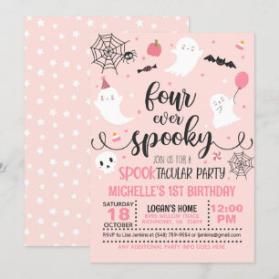 Convite de Aniversário Quatro Vezes Estranho - Rap