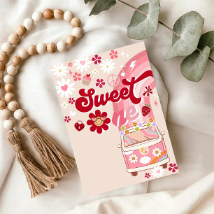 Convite de Aniversário Retro Sweet One