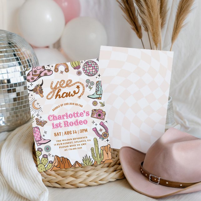 Convite de Aniversário Rodeio de Menina (Criador carregado)