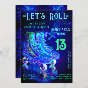 Convite de aniversário skate