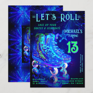 Convite de aniversário skate