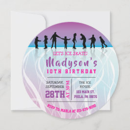 Convite de aniversário Skate GELO