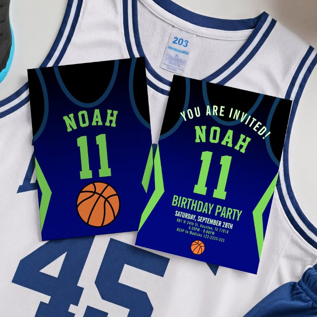 Convite de aniversário Slam Dunk (Criador carregado)