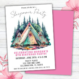 Convite de aniversário Sonora de Campanha