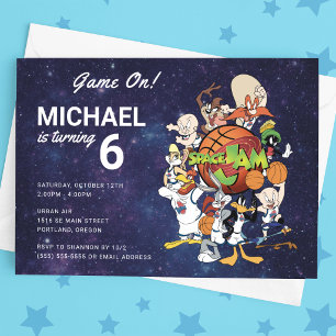 Convite de Aniversário SPACE JAM™