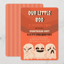 Convite de aniversário Spooky