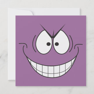 Convite de aniversário Super Villain - Roxo