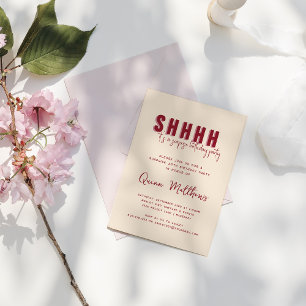 Convite de aniversário surpresa