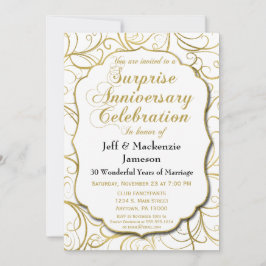 Convite de Aniversário Surpresa com Redemoinho em 