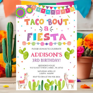 Convite de Aniversário Taco Bout a Fiesta Convit