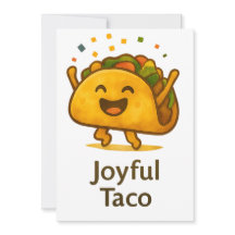 Convite de Aniversário Taco 'Bout a Party Cute Fie