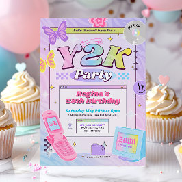 Convite de aniversário Tema do 2K 2000