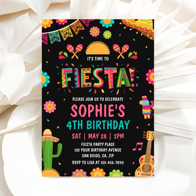 Convite de Aniversário Tema Festa (Criador carregado)