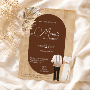 Convite de Aniversário Tema Filipiniana Filipinas