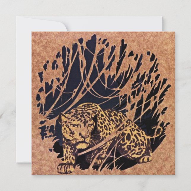 Convite de aniversário TEMÁTICO do SAFARI do CAT (Frente)