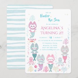 Convite de aniversário temático náutico.