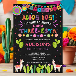 Convite de Aniversário Três Esta | Convite de Fest