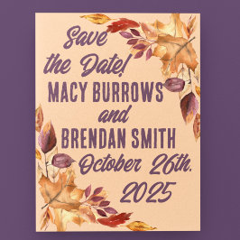 Convite de Antecipação de Água-Forte de Folhas de 