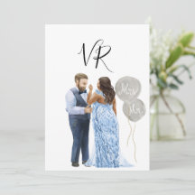 Convite de Anúncio de Encontro Inter-racial Ilustr