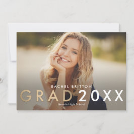 Convite de Anúncio de Formatura Modern Mix