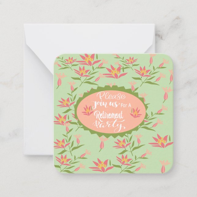 Convite de Aposentadoria  (Frente)