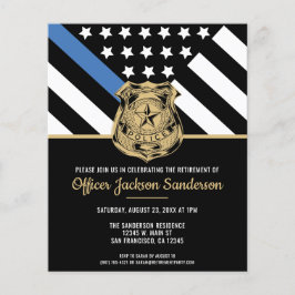 Convite de Aposentadoria da Linha Azul do Orçament