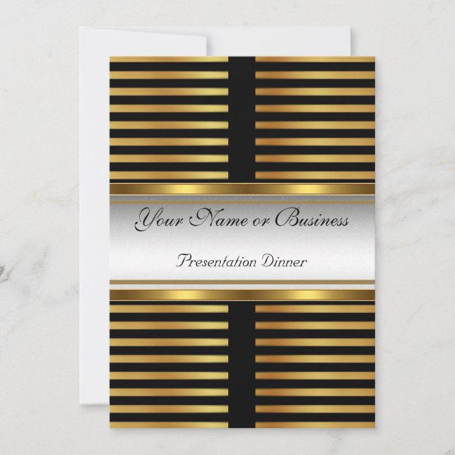 Convite de Apresentação de Negócios (Frente)