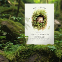 Convite de Aquarela de chá de fraldas