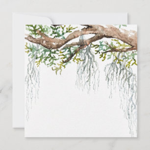 convite de aquarela do low country