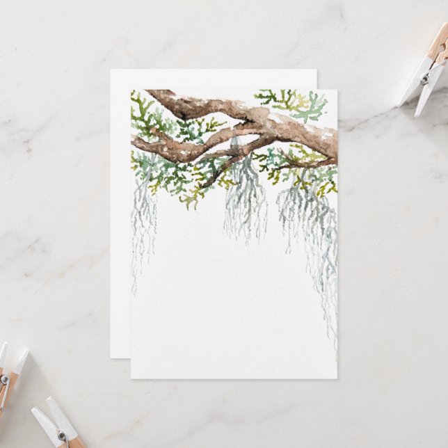 Convite de aquarela do país baixo (Frente/Verso In Situ)