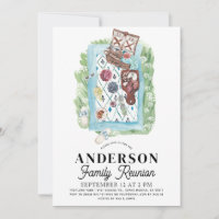 Convite de Aquarela para Piquenique de Reunião de