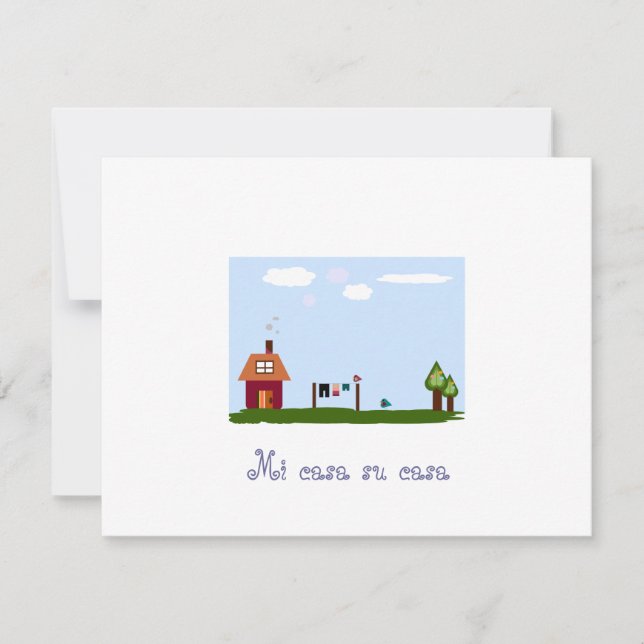 Convite de aquecimento da casa das casas da SU das (Frente)