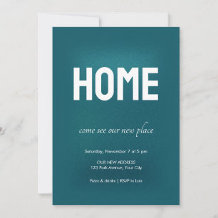 Convite de Aquecimento para Nova Casa com Gradient
