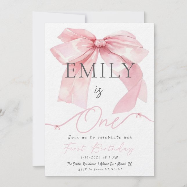 Convite de Arco Rosa (Frente)