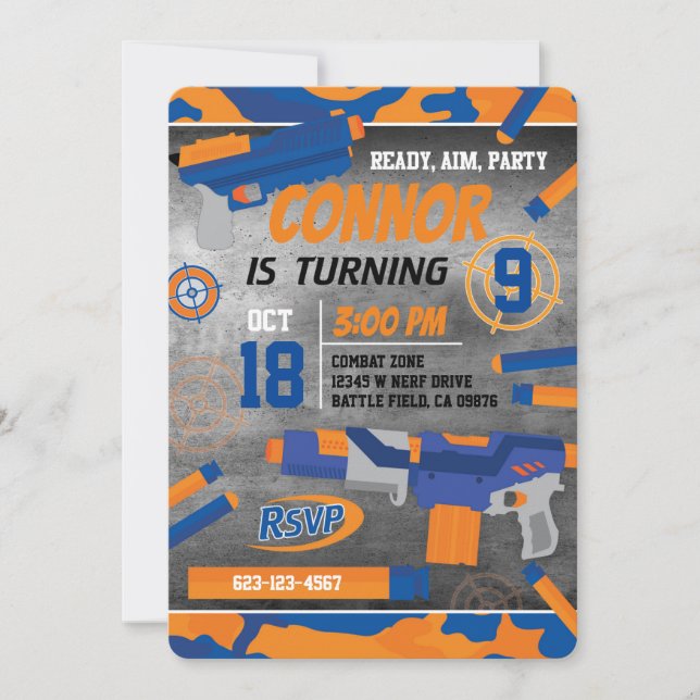 Convite de Arma de Dardo (Frente)