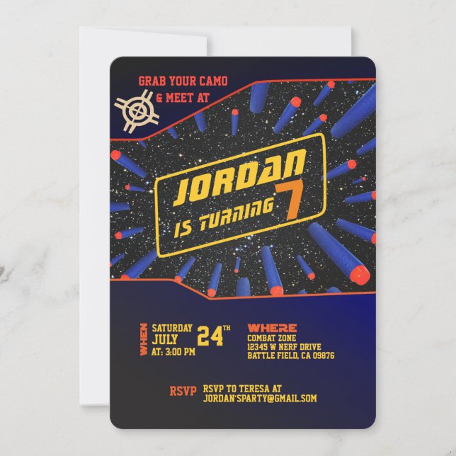 Convite de Arma de Dardo (Frente)