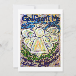 Convite de Arte Angel Prayer de Serenity ou Convit