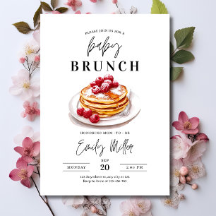 Convite de Baby Brunch Baby Shower, Café da Manhã 