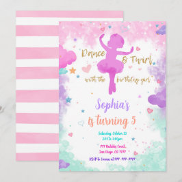 Convite de Bailarina 