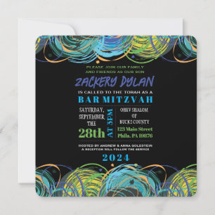 Convite de Bar/Bat Mitzvah ARTÍSTICO