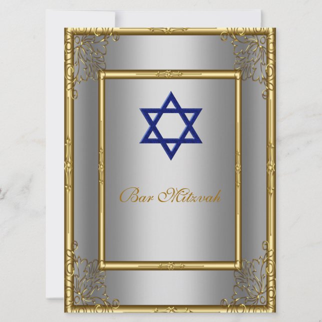 Convite de Bar Mitzvah (Verso)