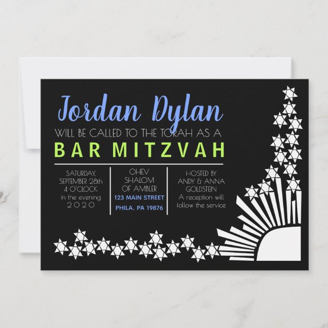 Convite de Bar Mitzvah CREATION (Frente)